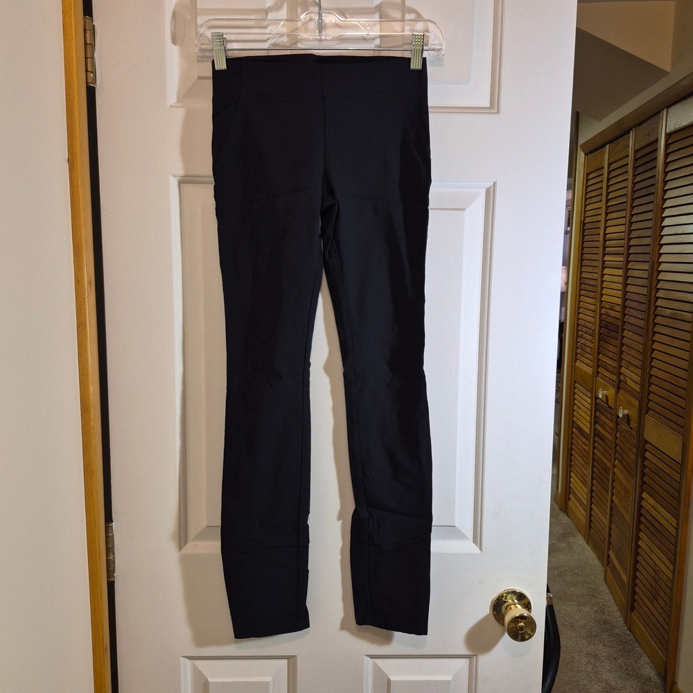 Princess Vera‎ Wang Womens XS Black Slim Leg Pull On Stretch Pants RN73277